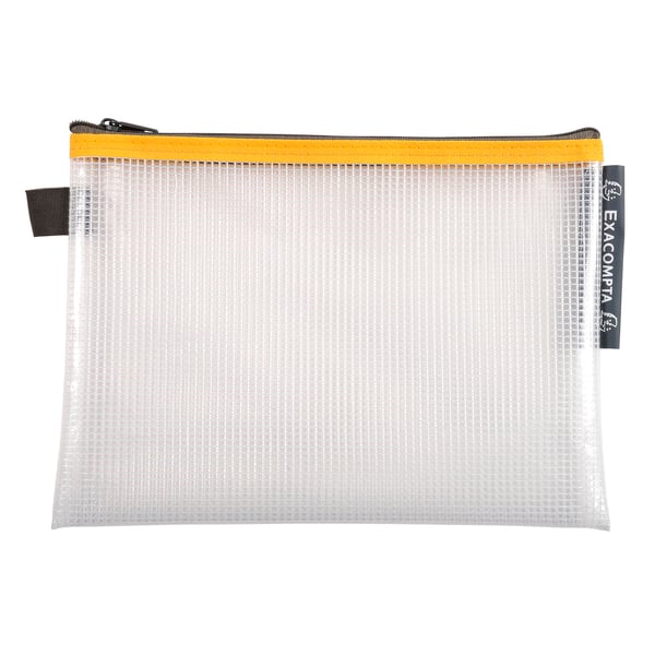Exacompta 10x EVA lomme-/blyantetui med lynlås (A5) - assorterede farver 34140E