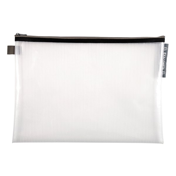 Exacompta 10x EVA lomme med lynlås (A4) - assorterede farver 34150E
