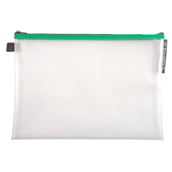 Exacompta 10x EVA lomme med lynlås (A4) - assorterede farver 34150E