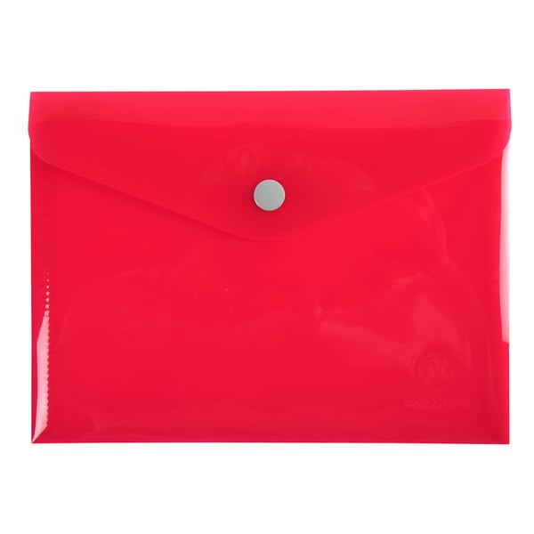 Exacompta 30x Iderama PP Press-Stud Pocket Envelope, B6 - assorterede farver 34410E