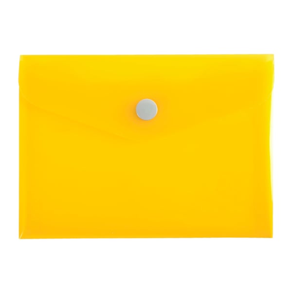 Exacompta 30x Iderama PP Press-Stud Pocket Envelope, størrelse B7 - assorterede farver 34430E