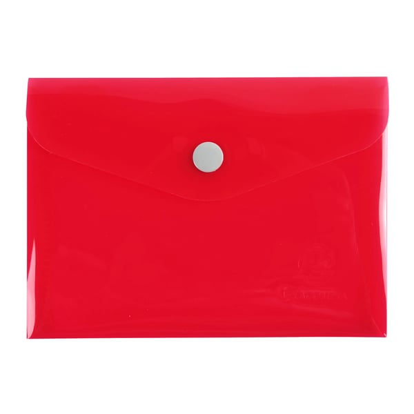 Exacompta 30x Iderama PP Press-Stud Pocket Envelope, størrelse B7 - assorterede farver 34430E