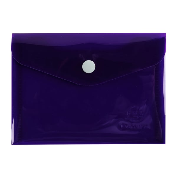 Exacompta 30x Iderama PP Press-Stud Pocket Envelope, størrelse B7 - assorterede farver 34430E