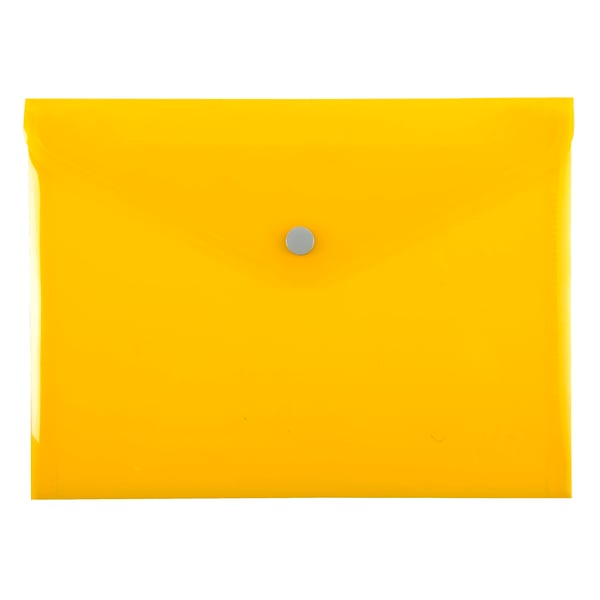 Exacompta 30x Iderama PP Press-Stud Pocket Envelope, A5 størrelse - assorterede farver 34440E