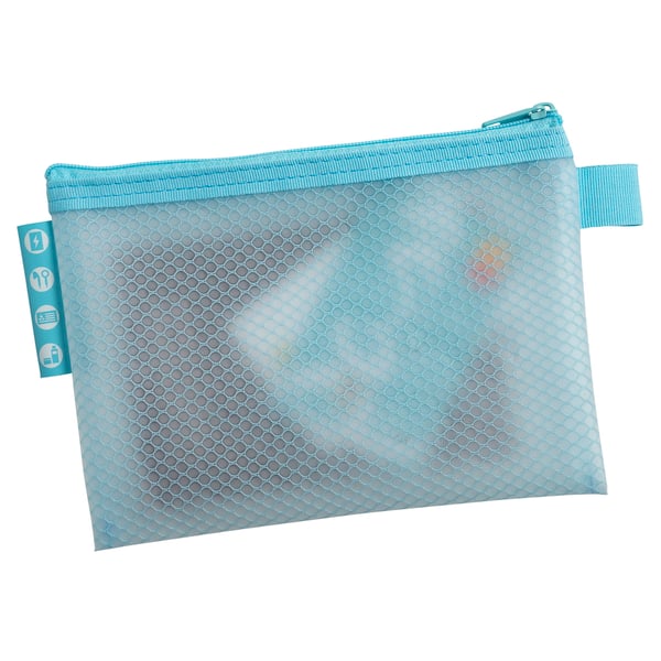 Exacompta 12x Chromaline lynlåslommer EVA A6 Pastel Assorteret - assorterede farver 37120E