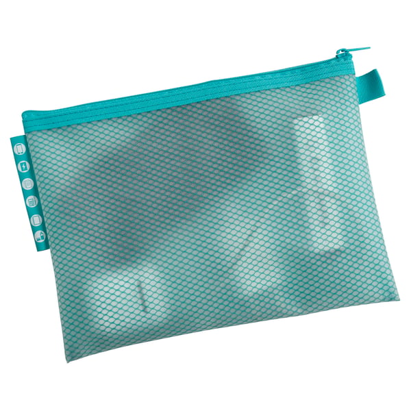 Exacompta 12x Chromaline lynlåslommer EVA A5 pastelfarvet assorteret - assorterede farver 37140E