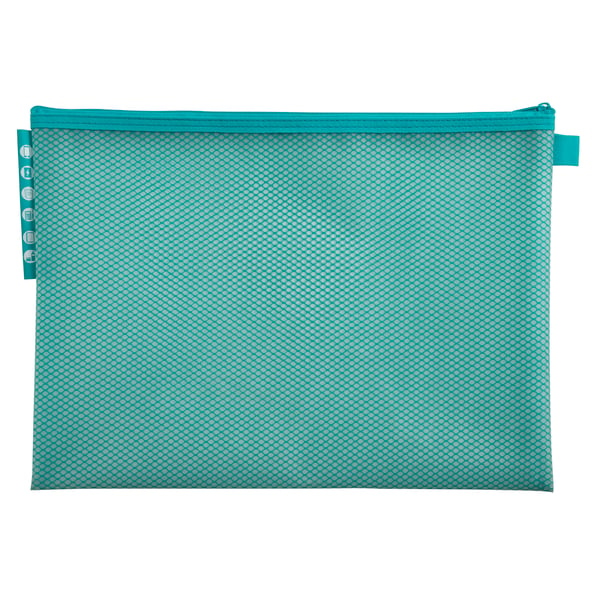 Exacompta 12x Chromaline lynlåslommer EVA A4 pastelfarvet assorteret - assorterede farver 37150E