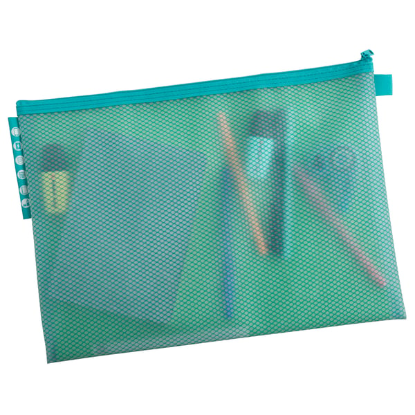 Exacompta 12x Chromaline lynlåslommer EVA A4 pastelfarvet assorteret - assorterede farver 37150E