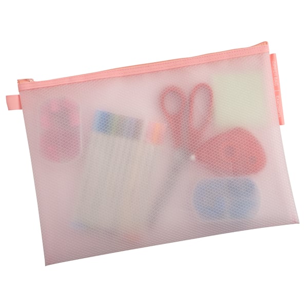Exacompta 12x Chromaline lynlåslommer EVA A4 pastelfarvet assorteret - assorterede farver 37150E