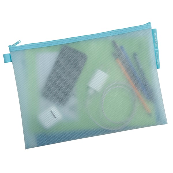 Exacompta 12x Chromaline lynlåslommer EVA A4 pastelfarvet assorteret - assorterede farver 37150E
