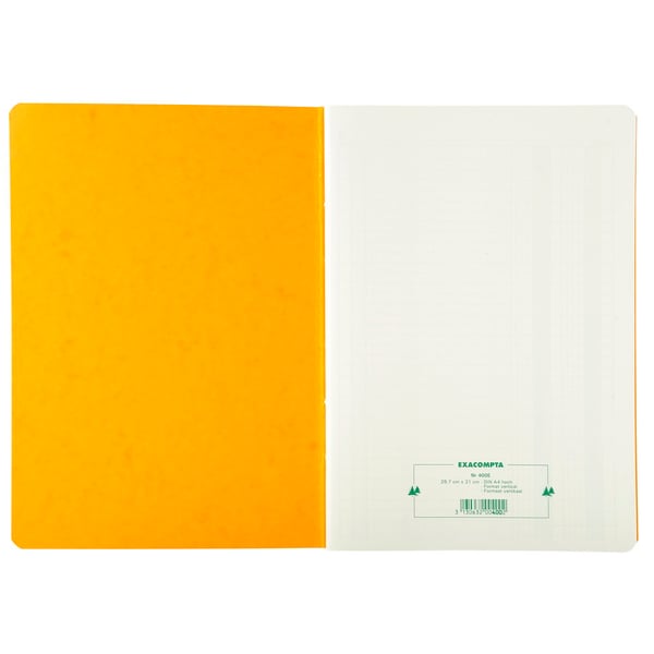 Exacompta Pagineret regnskabsbog 80 sider 29,7x21cm - assorterede farver 400E