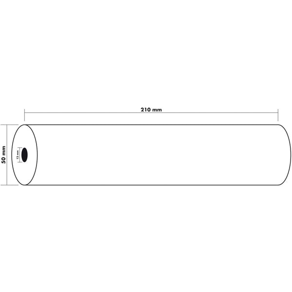 Exacompta 6x Ruller til fax 210x50x12x30 - hvid 40925E
