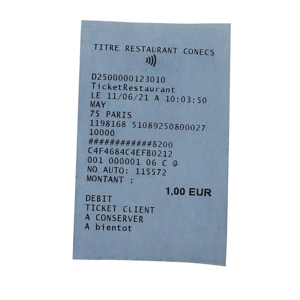Exacompta 120x Kvitteringsrulle 52g 57x40mm-18m SafeCont(20) - hvid 40951E
