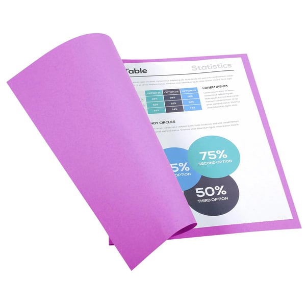 Exacompta 5x Pakke med 100 Omslagsmapper Forever A4 220gsm - Lilac 410016E