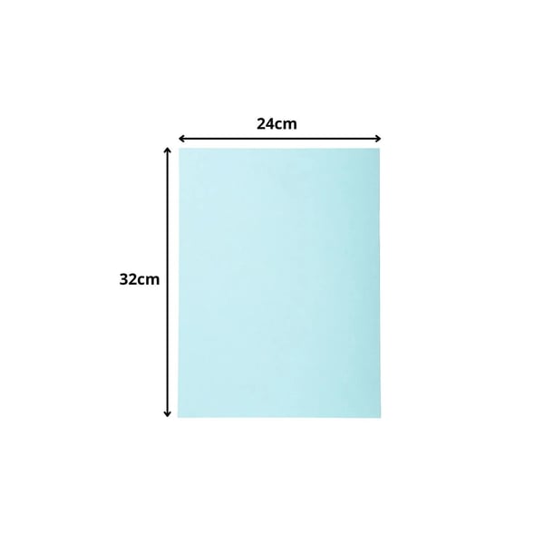 Exacompta 5x Forever Omslagsmapper 170gsm 24x32cm - Lyseblå 420006E
