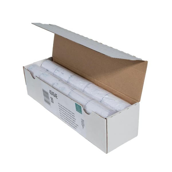 Exacompta 20x Rulle til kreditkortmaskine 57x40x12x8 - hvid 42454E