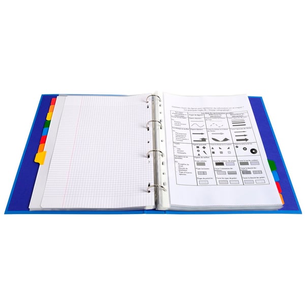 Exacompta 20x Dividers, A4 maxi, 160gsm, 12 dele - hvid 4312E