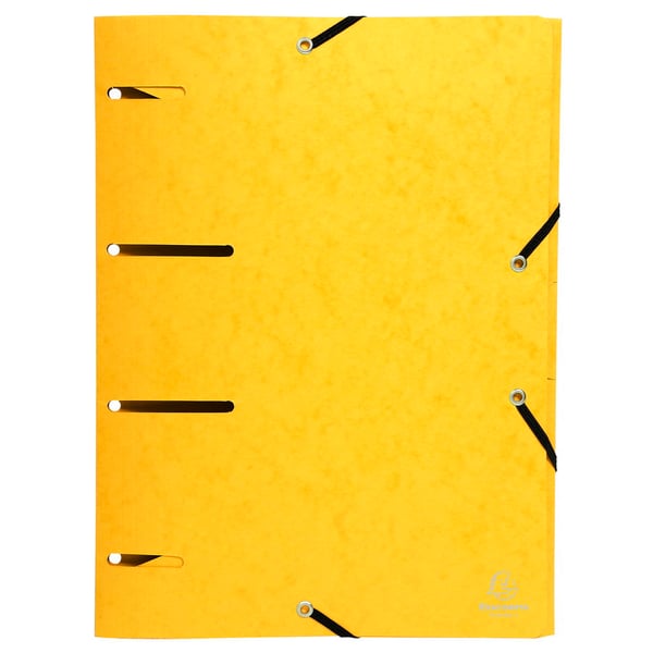 Exacompta 25x Europa elastisk presspap med 3 klapper mappe Punchy A4 - assorterede farver 447100E
