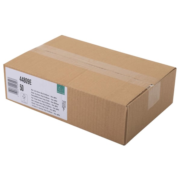 Exacompta 50x Kreditkortrulle 57x35mm - 1 termisk fold 44g / m2 BPA-fri - hvid 44809E