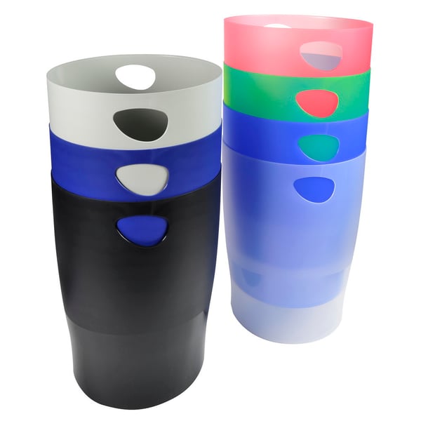 Exacompta 8x ECOBIN Economy affaldsspand til genbrugspapir - Sort 453014D