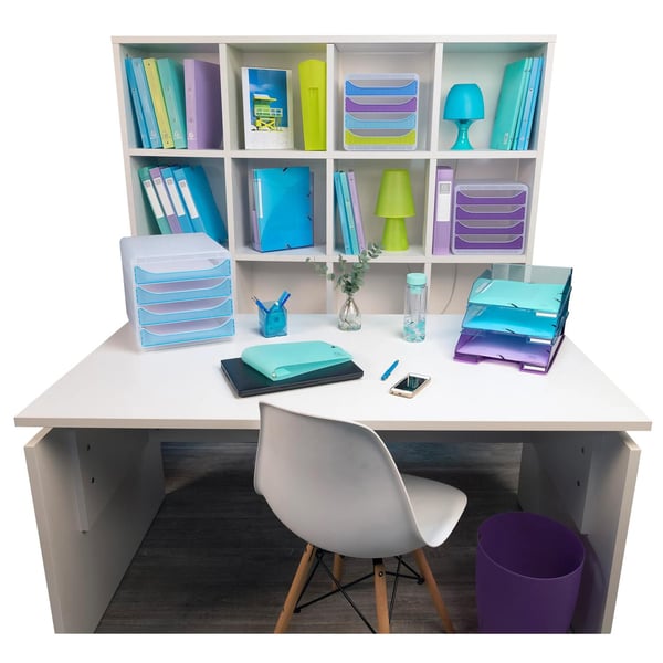 Exacompta 8x ECOBIN Economy Papirkurv til affaldspapir - Lilla 45319D