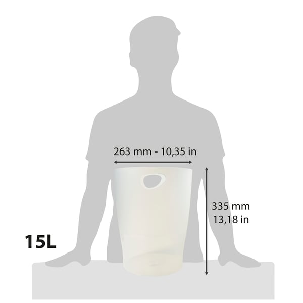 Exacompta 8x ECOBIN Economy genbrugspapirkurv til genbrugspapir - matteret 45357D