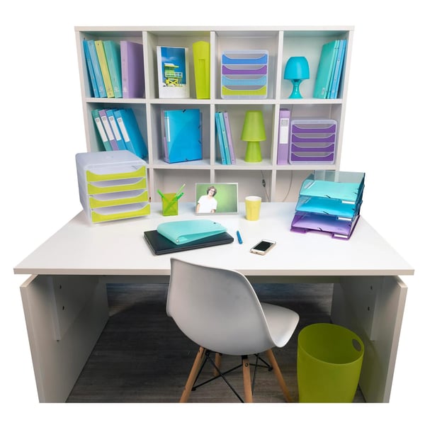 Exacompta 8x ECOBIN Economy Papirkurv til affaldspapir - anis 45381D