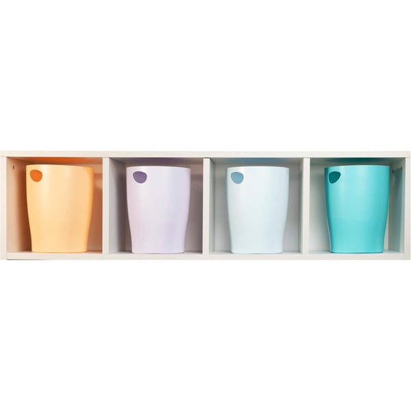 Exacompta 8x ECOBIN Papirkurv til affaldspapir Aquarel - assorterede farver 45396D