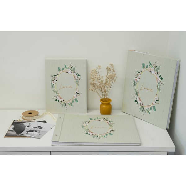 Exacompta gaestebog til bryllup Country Love - bryllupsbog - Visuel 4718E