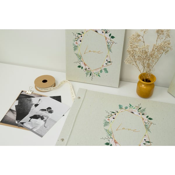 Exacompta gaestebog til bryllup Country Love - bryllupsbog - Visuel 4718E