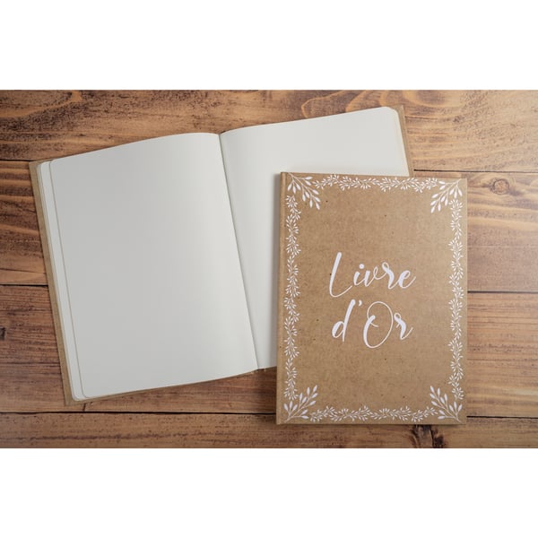 Exacompta Kraft Livre D'or gaestebog (fransk omslag) - Visuel 47234E