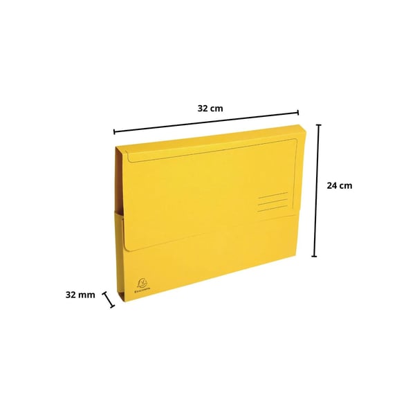 Exacompta Forever Bright dokumentmapper pakke med 50 stk. 290 g/m2 A4 - Gul 47679E