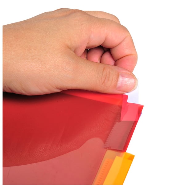 Exacompta 10x PP Dividers, A4, maxi, 6 dele - assorterede farver 4834E