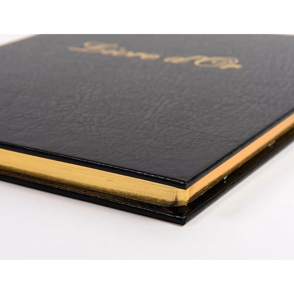 Exacompta 3x GAESTEBOG 21X19 140PGS BALACRON WH. - Sort 4991E