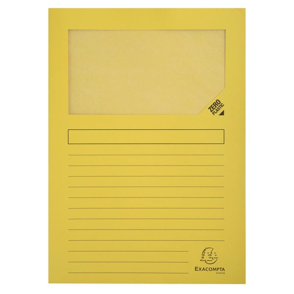 Exacompta 16x Forever genbrugte vinduesmapper (pakke med 25 stk.) - assorterede farver 50250E