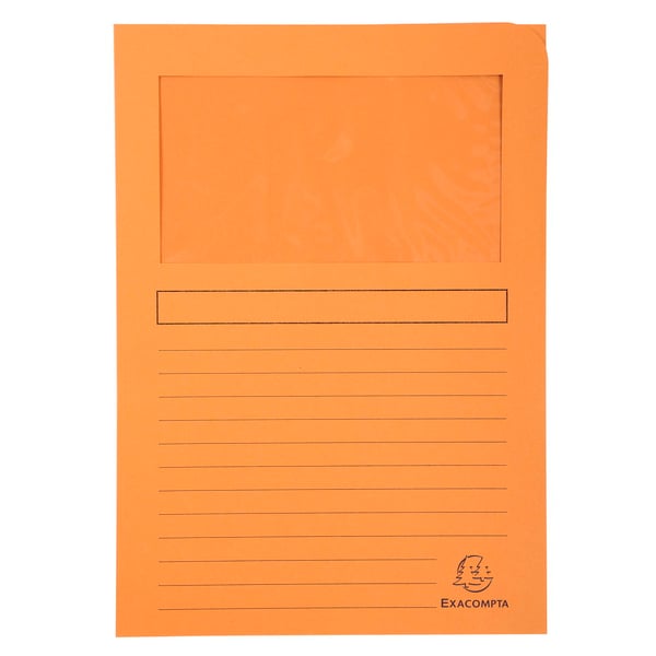 Exacompta 16x Pakke med 25 vinduesmapper Forever 120gsm - pastel asst- 22x31cm - assorterede farver 50260E