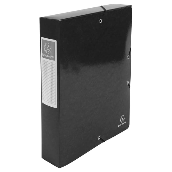 Exacompta 8x Iderama elastisk arkiveringsboks, A4 60mm rygrad - assorterede farver 50629E