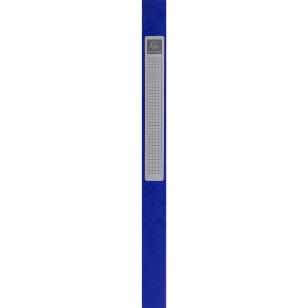 Exacompta 10x Scotten Mappe med elastik 25mm ryg - Blå 50702E