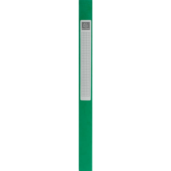 Exacompta 10x Scotten Mappe med elastik 25mm ryg - Grøn 50703E