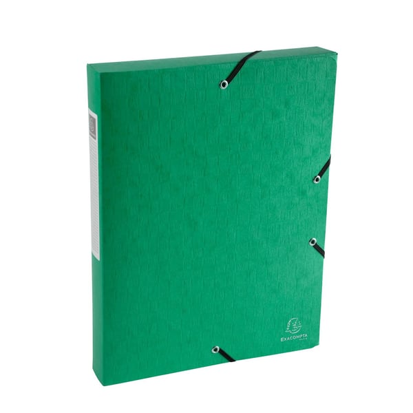 Exacompta 10x Scotten elastisk arkiveringsboks (40mm ryg) - assorterede farver 50810E