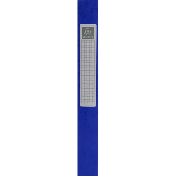 Exacompta 10x Scotten elastisk arkiveringsboks (40mm ryg) - Blå 50812E