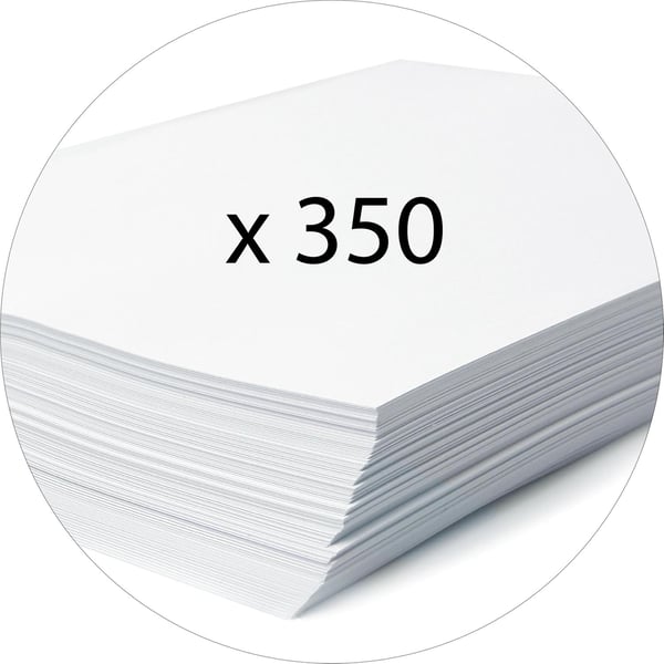 Exacompta 10x Scotten elastisk arkiveringsboks (40mm ryg) - Blå 50812E