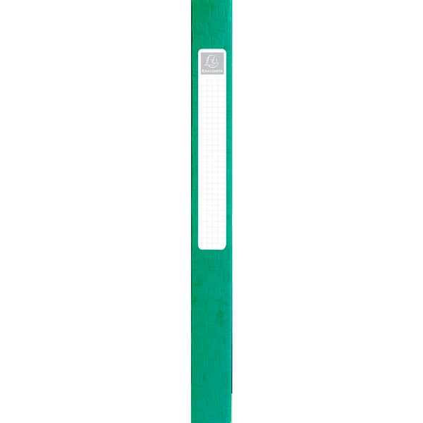 Exacompta 10x Scotten elastisk arkiveringsboks (40mm ryg) - Grøn 50813E