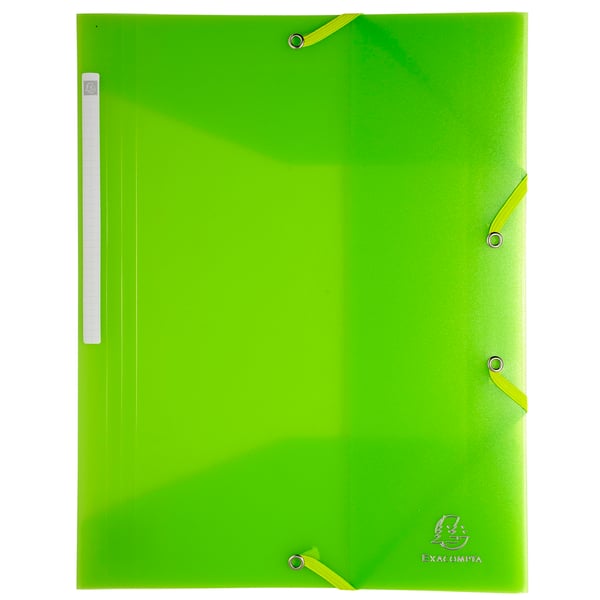 Exacompta 25x Chromaline elastikmappe (PP med 3 klapper) A6 - assorterede farver 50889E