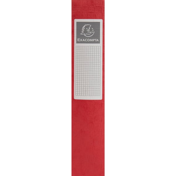 Exacompta 10x Scotten elastisk arkiveringsboks med elastik (60 mm rygrad) - Rød 50915E