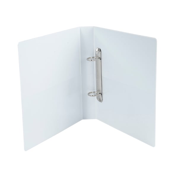 Exacompta 10x Ringbind til personalisering PP svejset 2 D-ringe 20mm 3 lommer Krea Cover - A5 - hvid 51021E