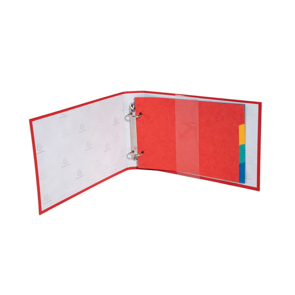 Exacompta 10x Record Card Ringbind med skillevaegge - assorterede farver 51060E