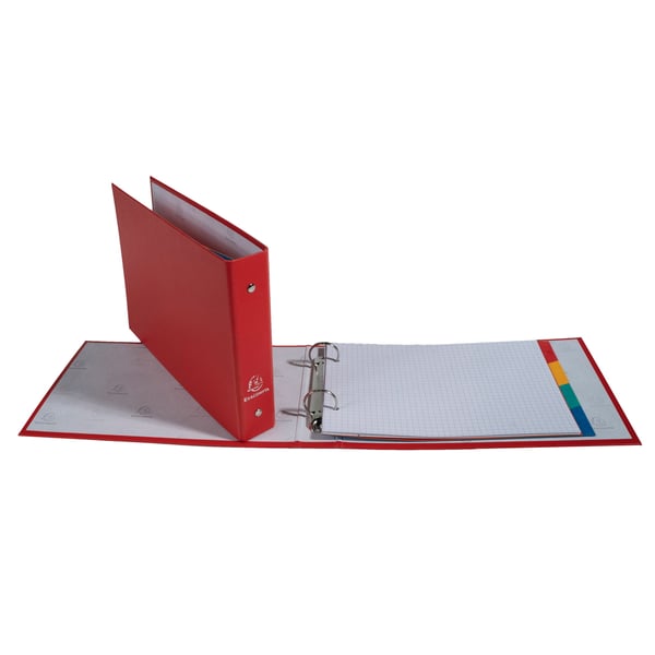 Exacompta 10x Record Card Ringbind med skillevaegge - assorterede farver 51060E