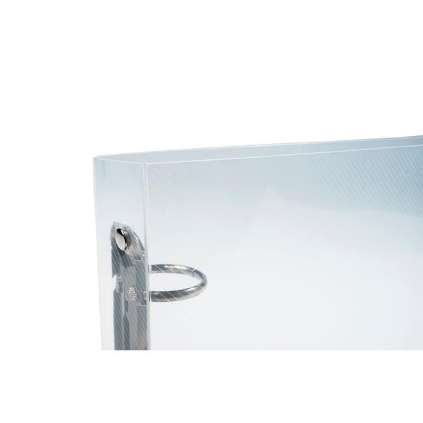 Exacompta 10x Crystal ringbind til pladskort (stort) - Krystal 51091E