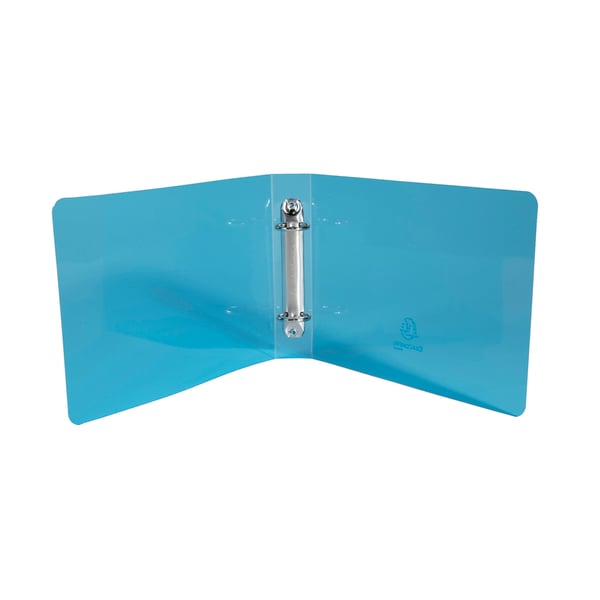 Exacompta 10x Crystal ringbind til pladskort (stort) - Blå 51092E